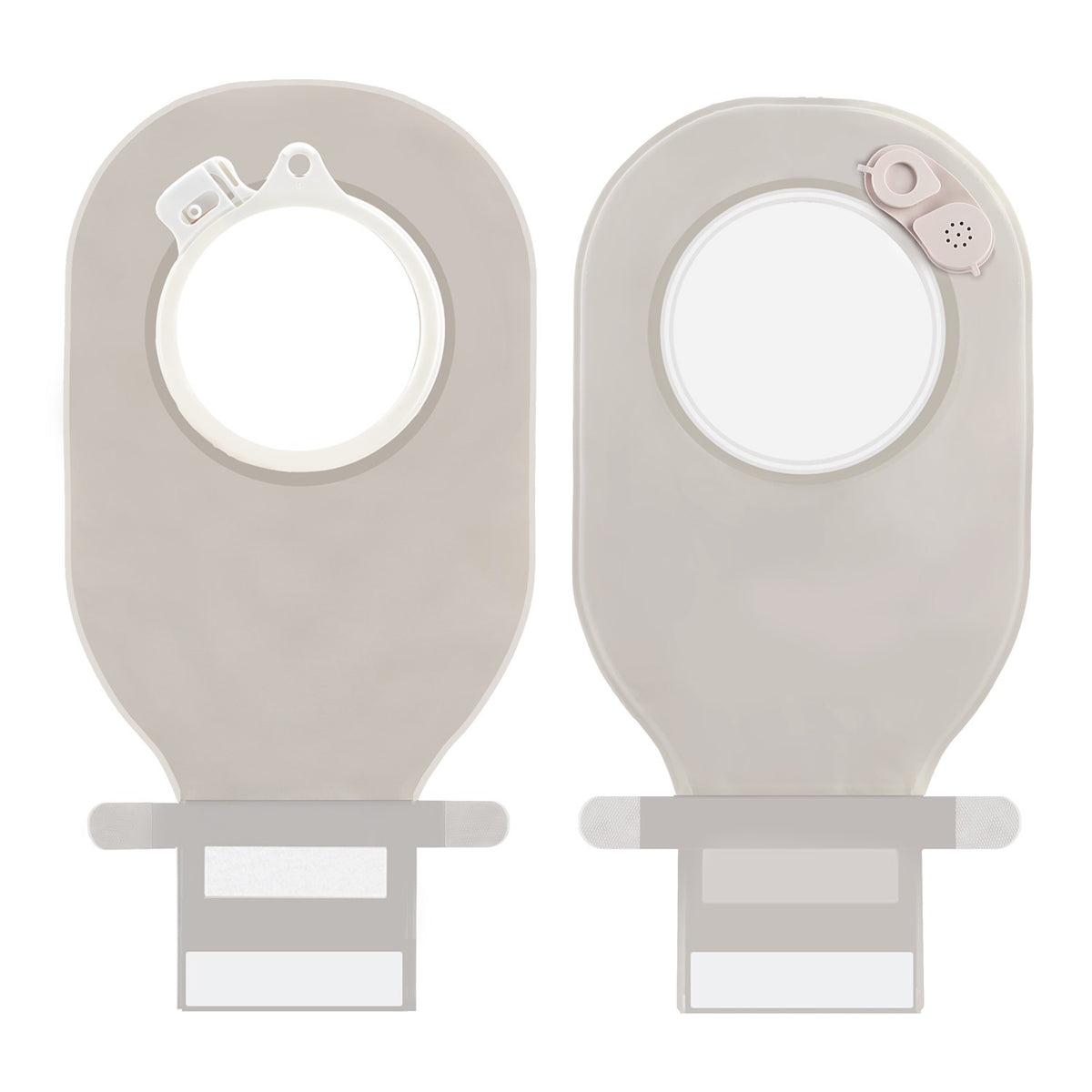 VIVOELITE 2 Pc Colostomy/Ileostomy 70mm Transparent Bag