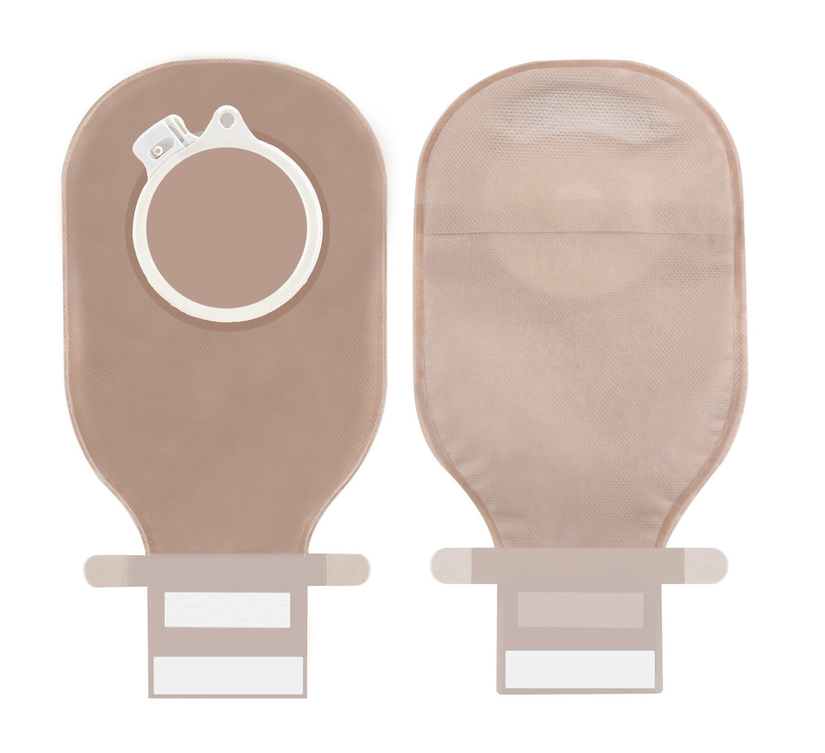 VIVOCARE 2 Pc Colostomy/Ileostomy 60mm Opaque Bag