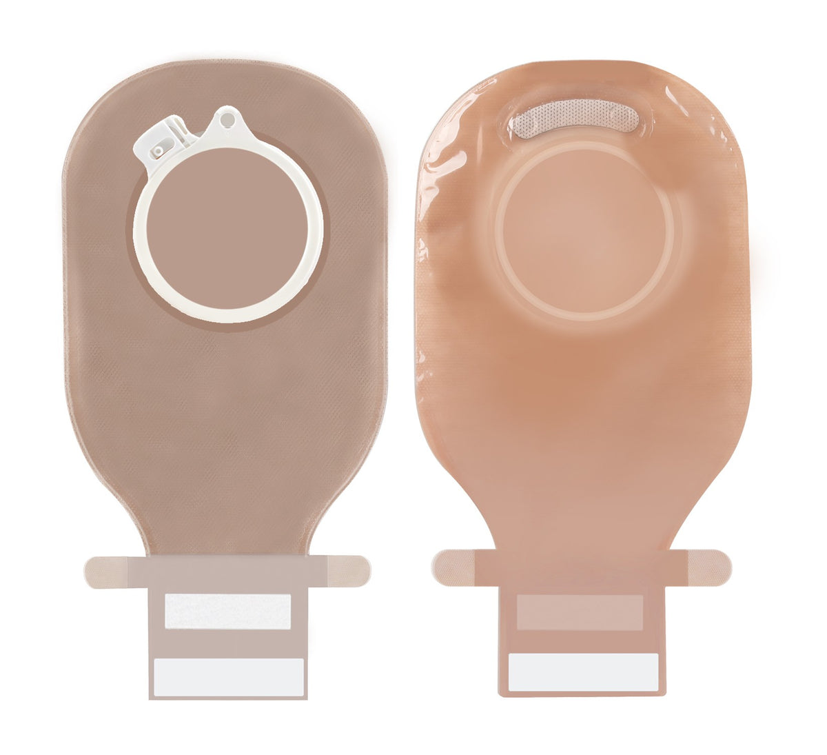 VIVOCARE 2 Pc Colostomy/Ileostomy 70mm Transparent Bag