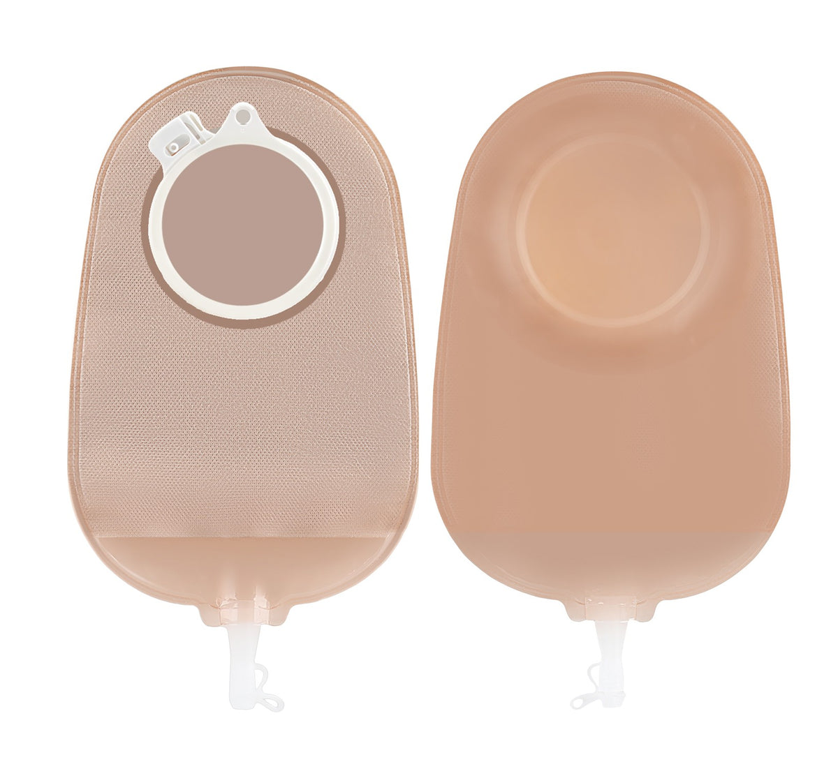 VIVOCARE 2 Pc Urostomy 60mm Transparent Bag