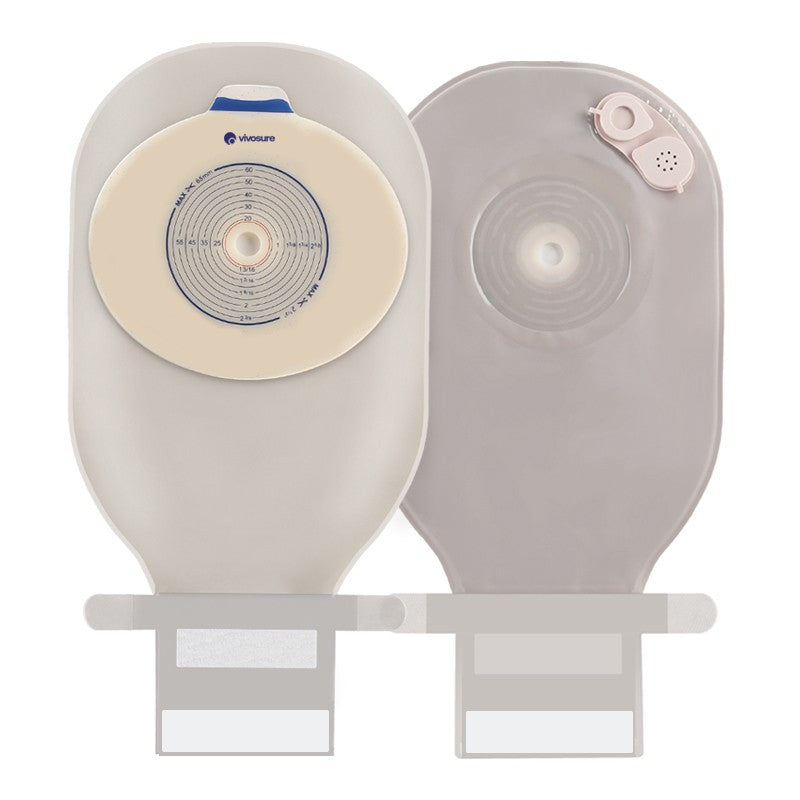 VIVOELITE 1 Pc Colostomy/Ileostomy Convex Transparent Bag