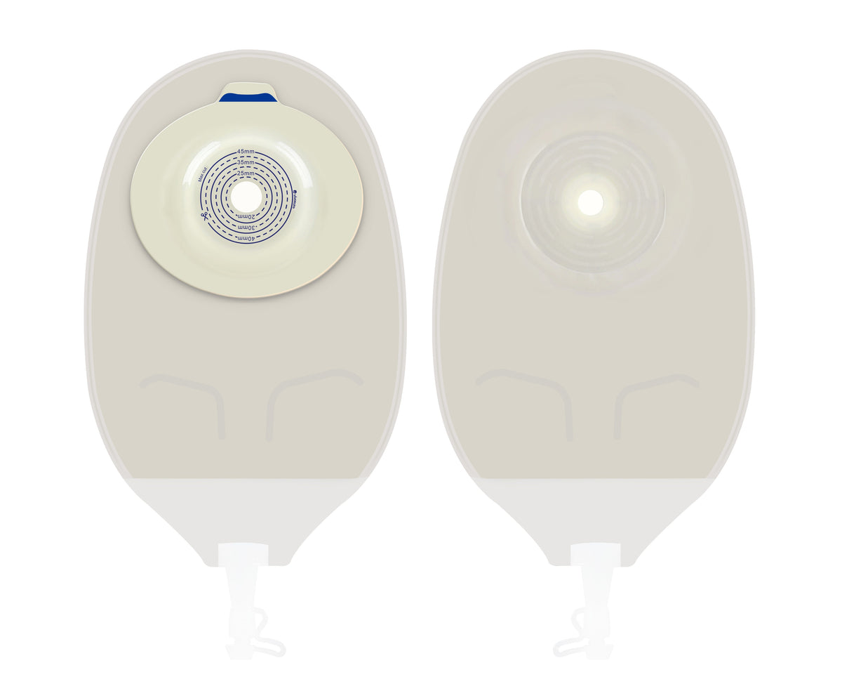VIVOELITE 1 Pc Urostomy Convex Transparent Bag