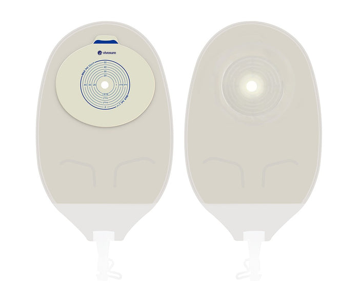 VIVOELITE 1 Pc Urostomy Flat Transparent Bag