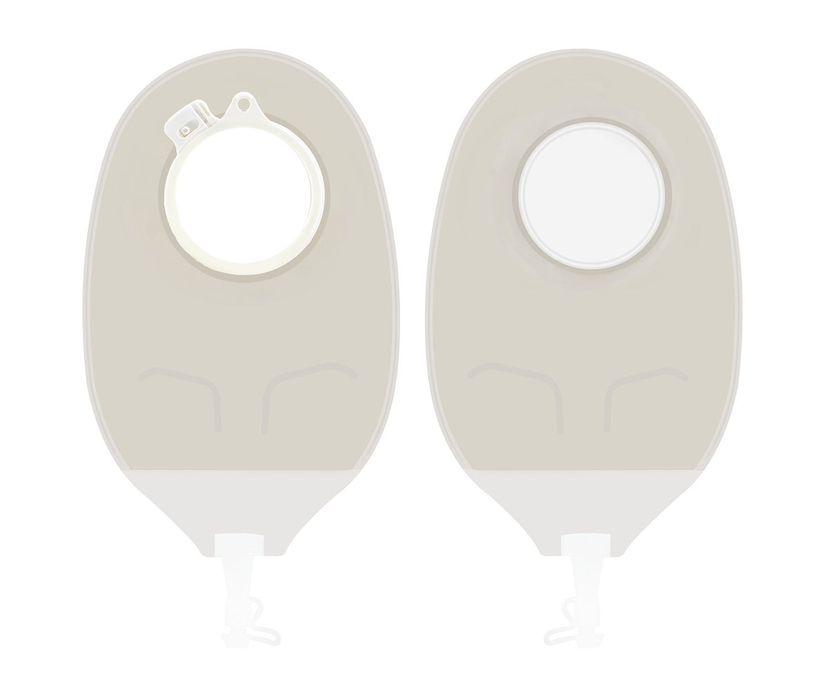 VIVOELITE 2 Pc Urostomy 60mm Transparent Bag