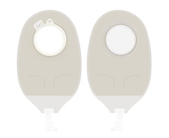 VIVOELITE 2 Pc Urostomy 60mm Transparent Bag